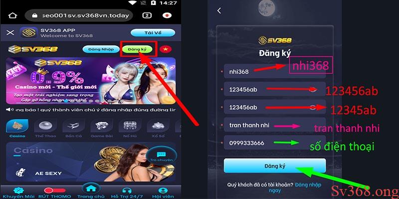 Link vào sv368 - hướng dẫn vào sv368 không bị chặn 2025 5 Hướng dẫn đăng ký làm thành viên theo link mới vào nhà cái sv368